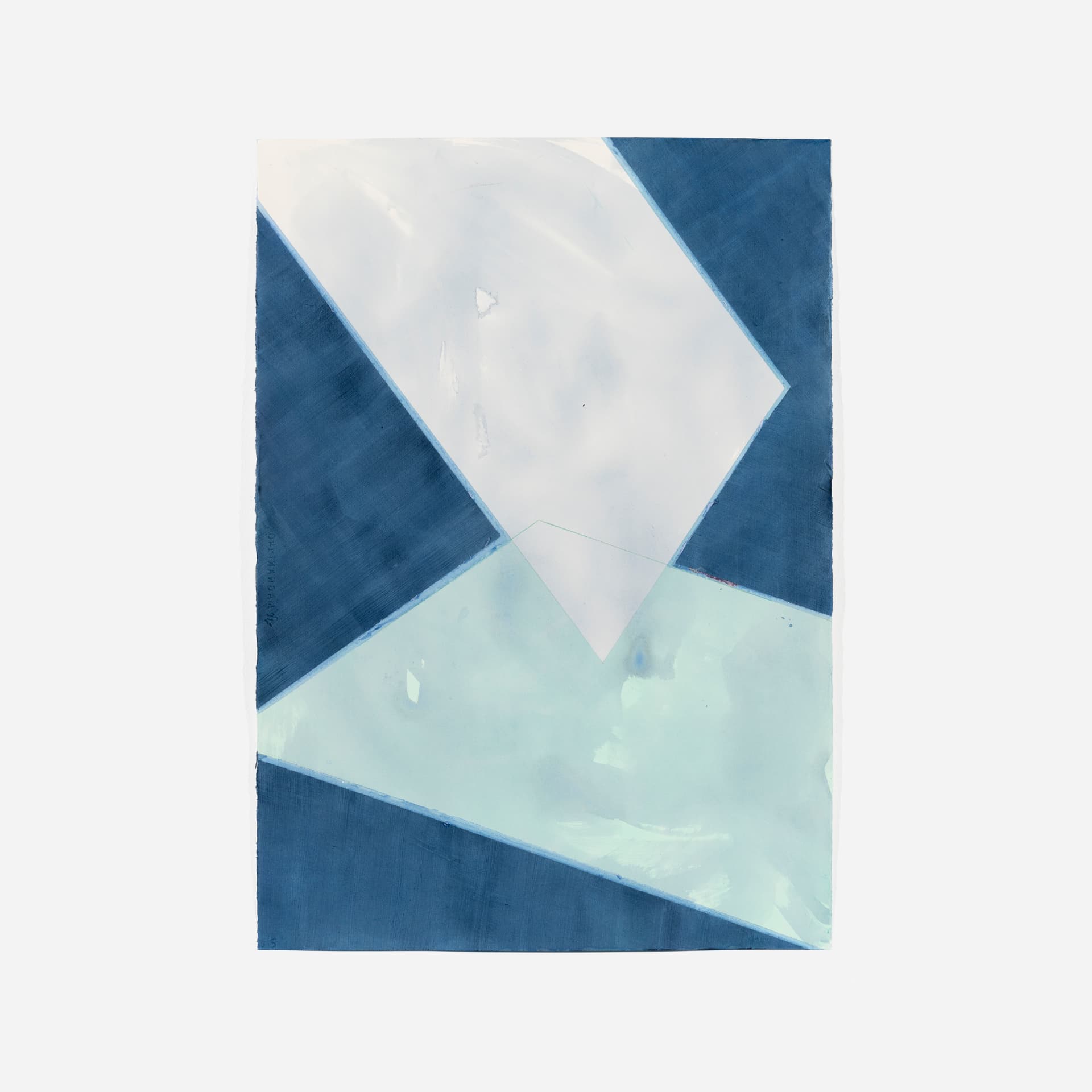 Vela, azul e cinza-pálido